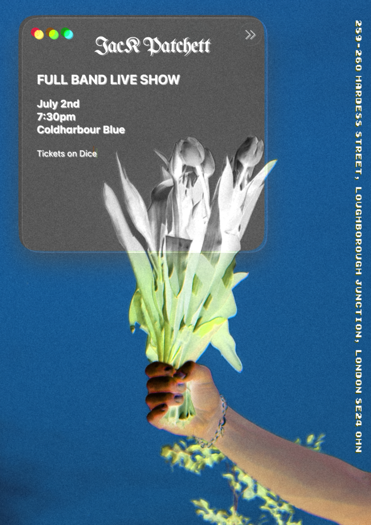 Jack Patchett 'my head, so far under' EP launch
