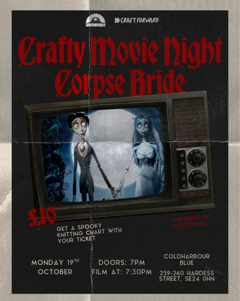 Crafty Movie Night - Corpse Bride (2005) poster